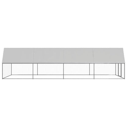 Gabbia per Polli 3x8x2 m in Acciaio Zincato