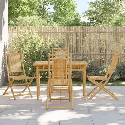 Sedie da Giardino Pieghevoli 4 pz 46x66x99 cm in BambÃ¹