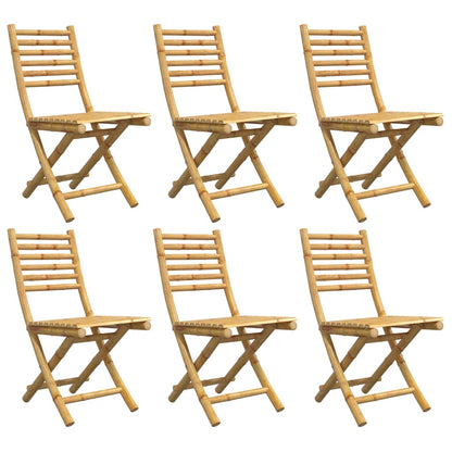 Sedie da Giardino Pieghevoli 4 pz 43x54x88 cm in BambÃ¹