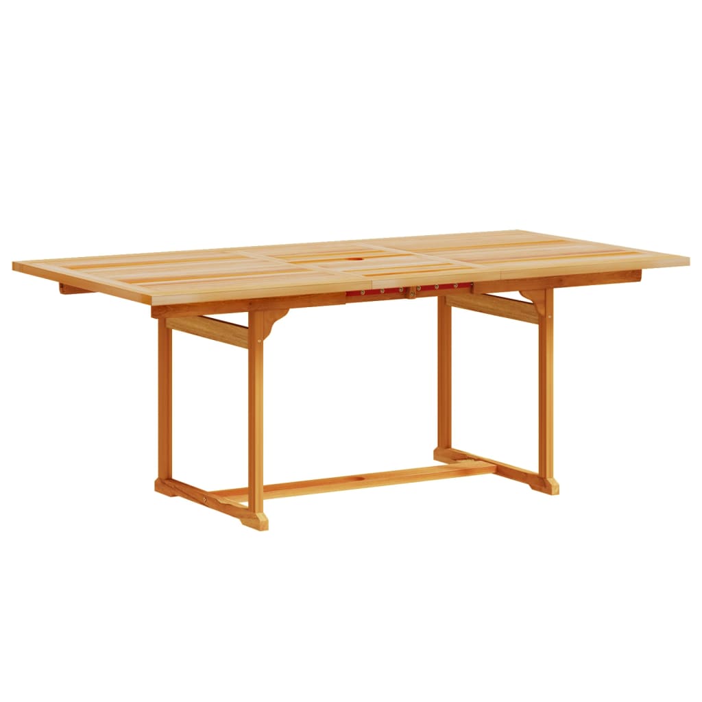 Set Pranzo da Giardino 7pz Legno Massello di Acacia e Textilene