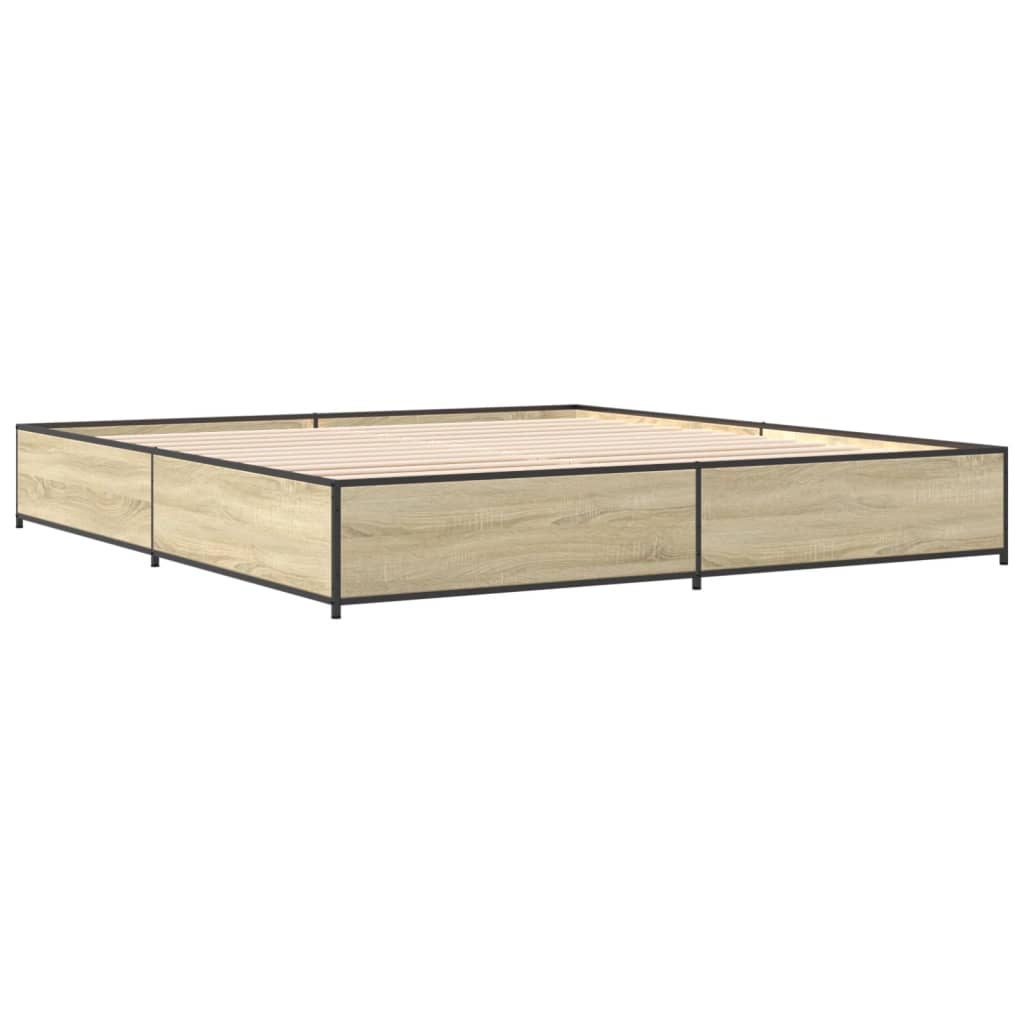 Giroletto Rovere Sonoma 200x200 cm in Legno Multistrato Metallo
