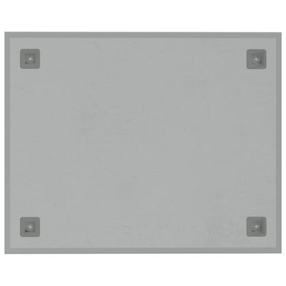 Lavagna Magnetica a Parete Bianca 50x40 cm Vetro Temperato