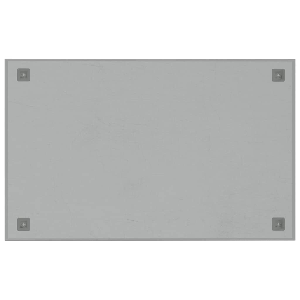Lavagna Magnetica a Parete Bianca 80x50 cm Vetro Temperato