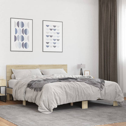 Giroletto Rovere Sonoma 150x200 cm in Legno Multistrato Metallo