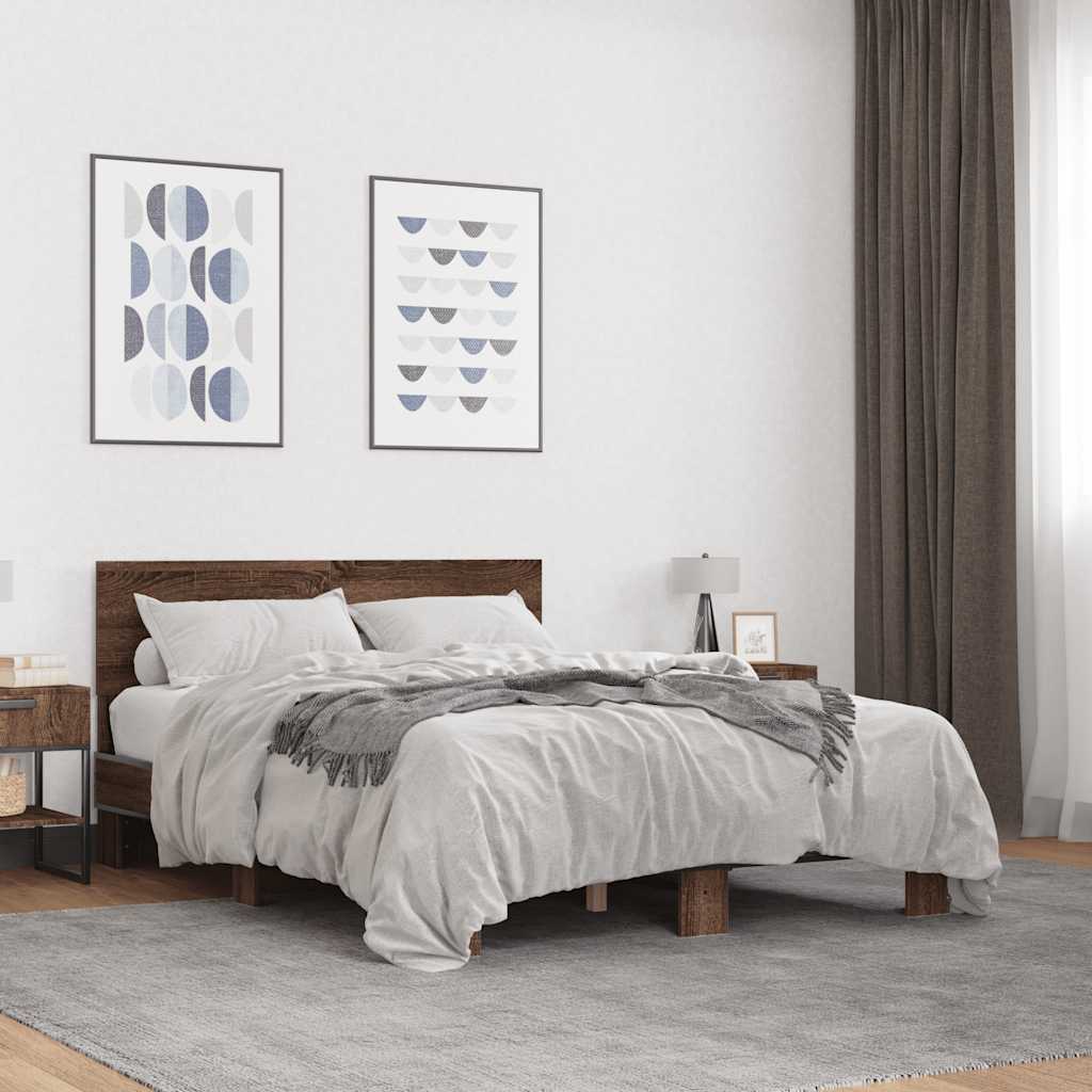 Giroletto Rovere Marrone 120x200cm in Legno Multistrato Metallo