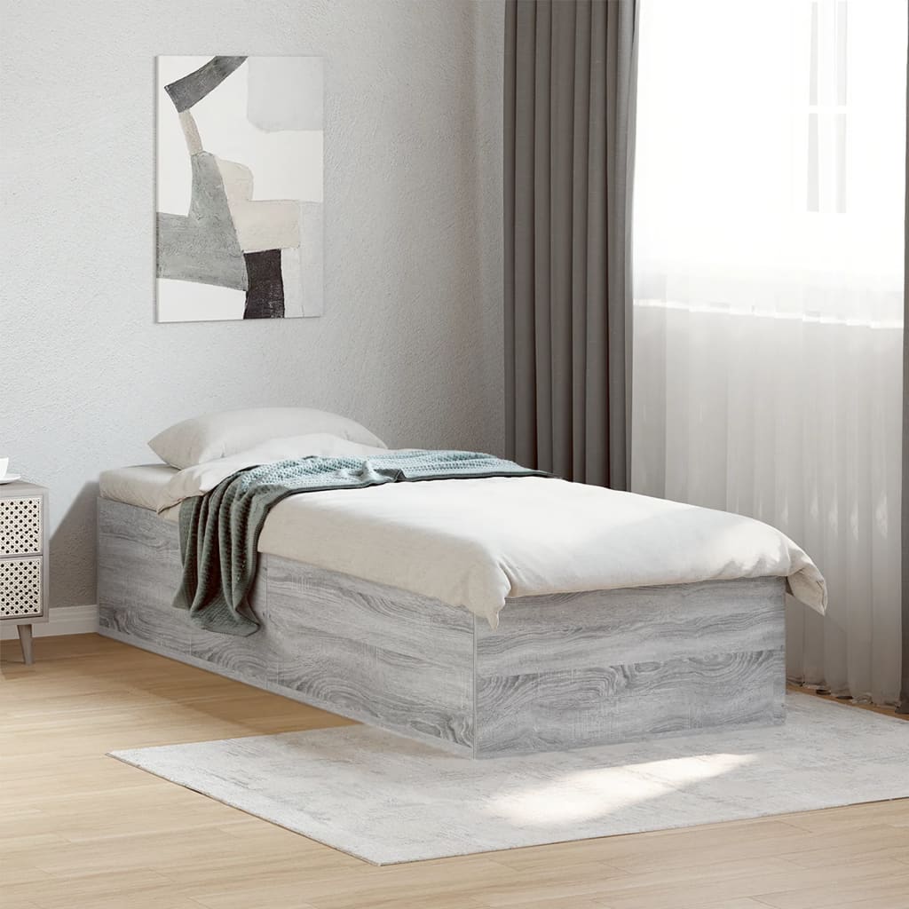 Giroletto senza Materasso Rovere Sonoma 90x190 cm