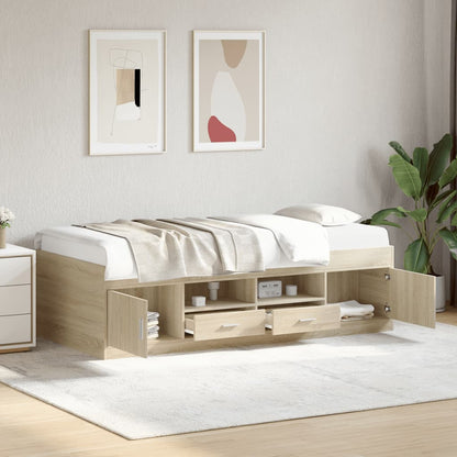 Divano Letto con Cassetti senza Materasso 100x200 cm