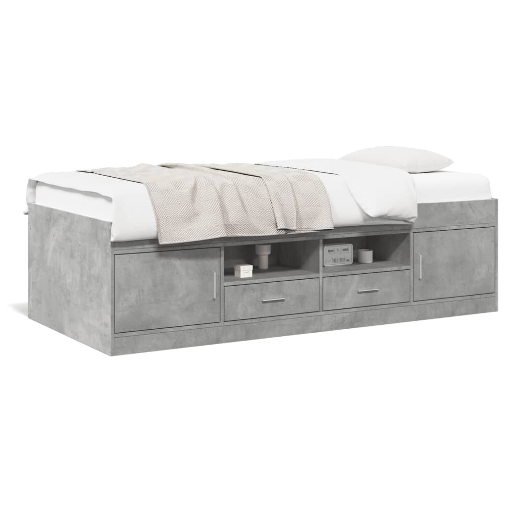 Divano Letto con Cassetti senza Materasso 90x190 cm