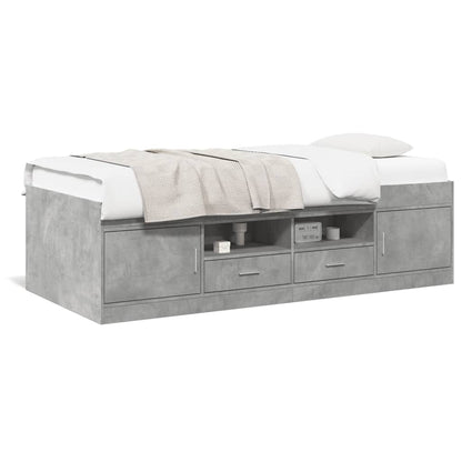 Divano Letto con Cassetti senza Materasso 90x190 cm