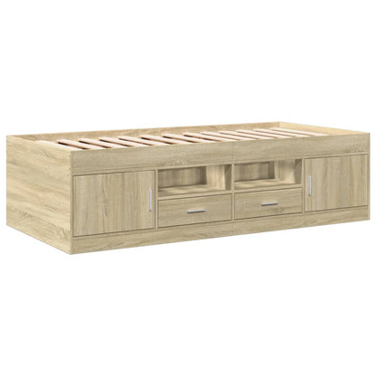 Divano Letto con Cassetti senza Materasso 75x190 cm