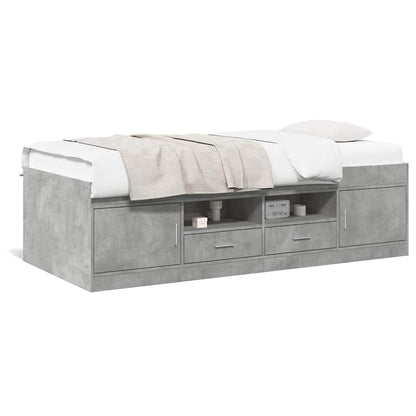 Divano Letto con Cassetti senza Materasso 75x190 cm