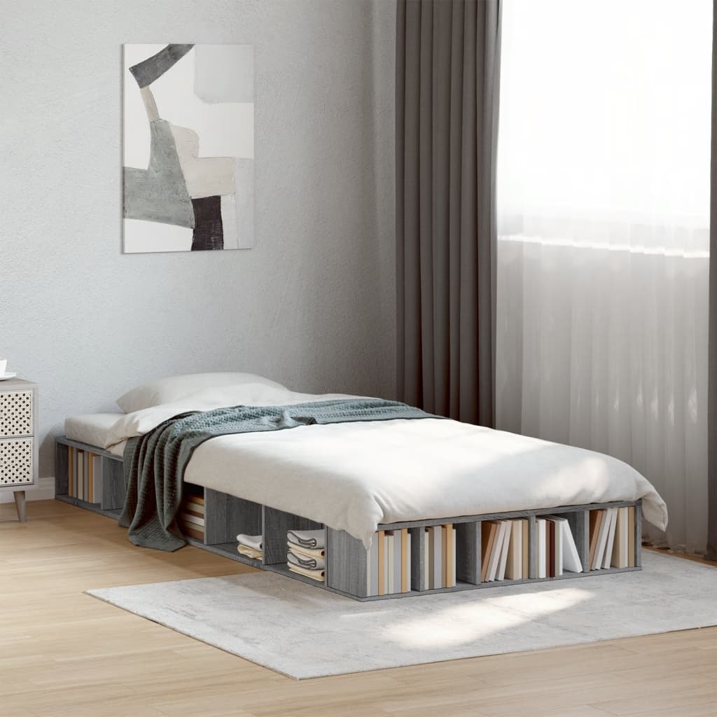 Giroletto senza Materasso Rovere Sonoma 90x190 cm