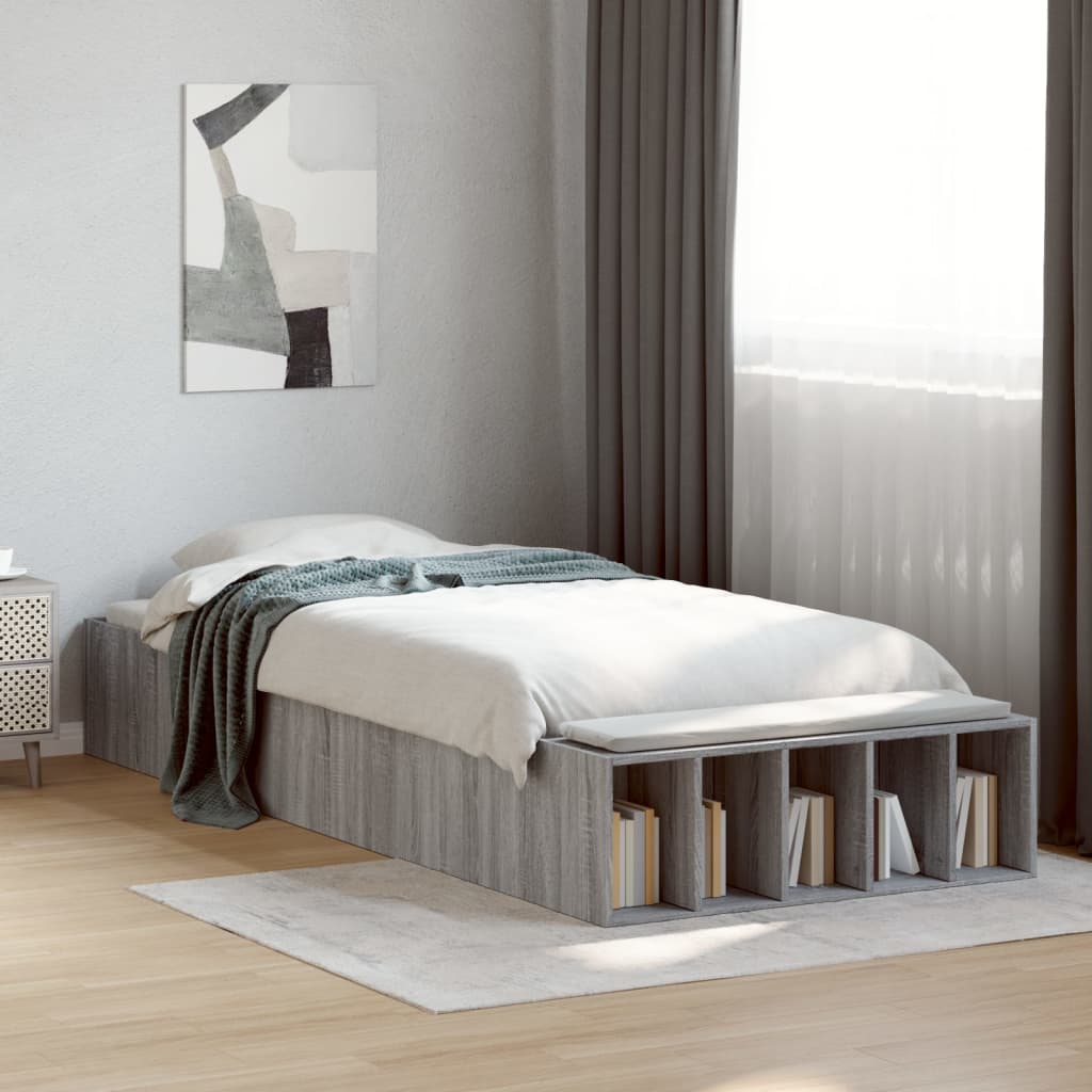 Giroletto senza Materasso Rovere Sonoma 90x190 cm