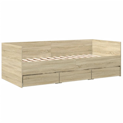 Divano Letto con Cassetti senza Materasso 75x190 cm