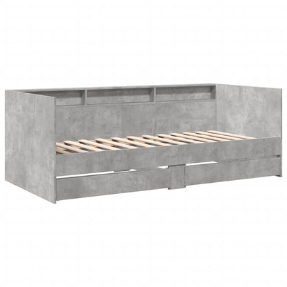 Divano Letto con Cassetti senza Materasso 100x200 cm