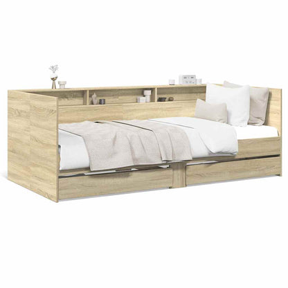 Divano Letto con Cassetti senza Materasso 90x190 cm
