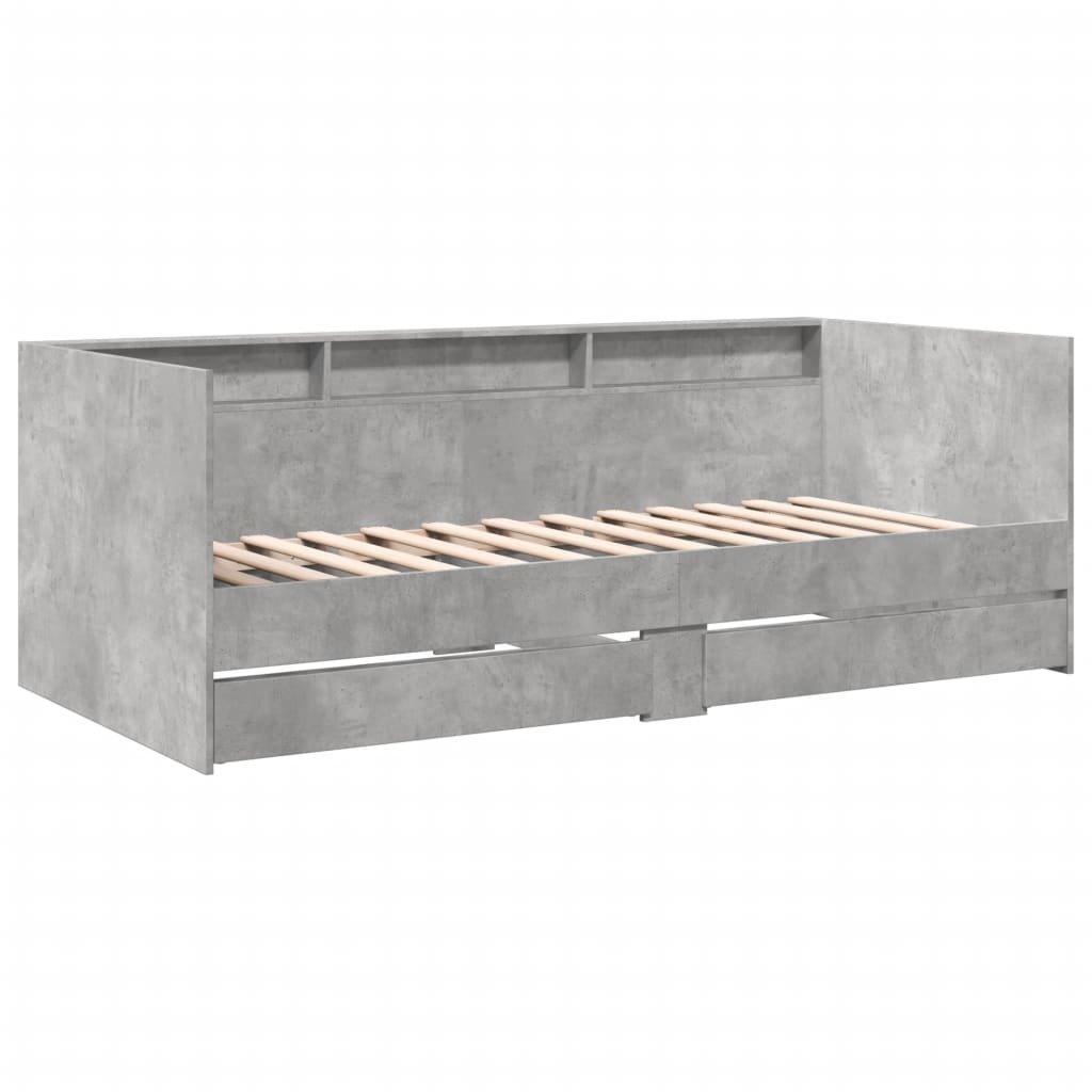 Divano Letto con Cassetti senza Materasso 90x190 cm