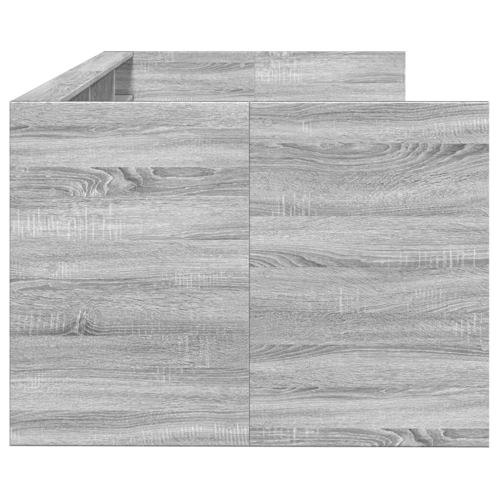 Divano Letto con Cassetti senza Materasso 90x190 cm