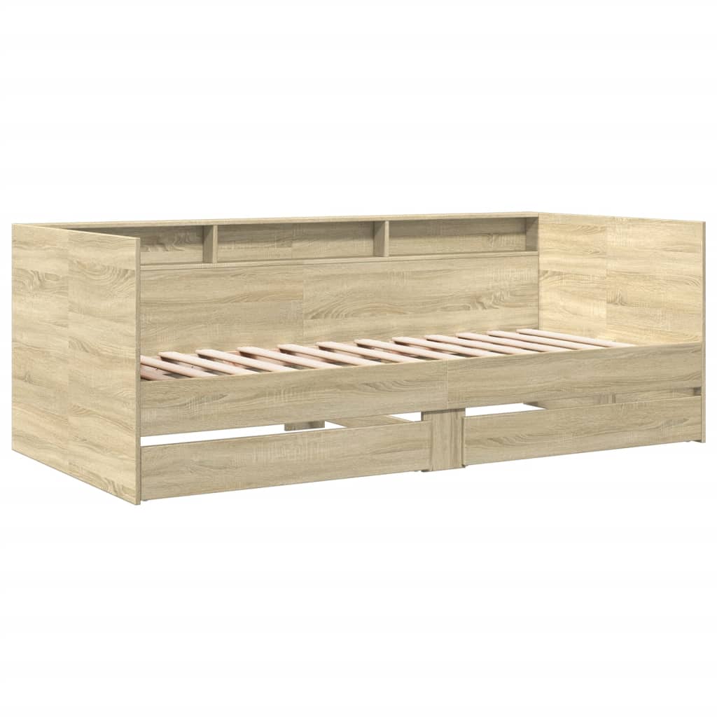 Divano Letto con Cassetti senza Materasso 75x190 cm