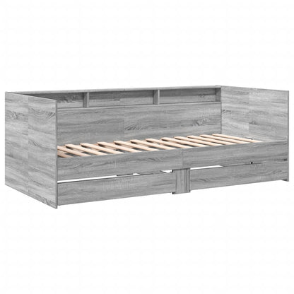 Divano Letto con Cassetti senza Materasso 75x190 cm