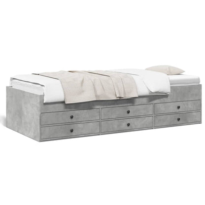 Divano Letto con Cassetti senza Materasso 90x200 cm