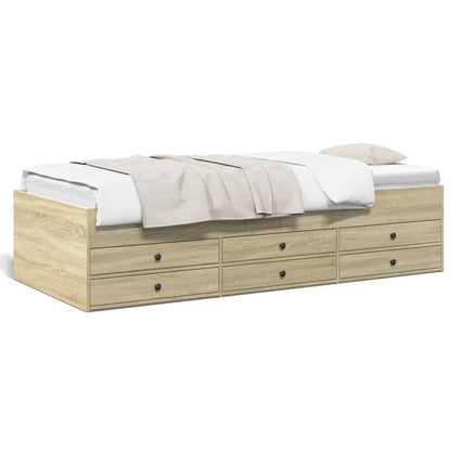 Divano Letto con Cassetti senza Materasso 90x190 cm