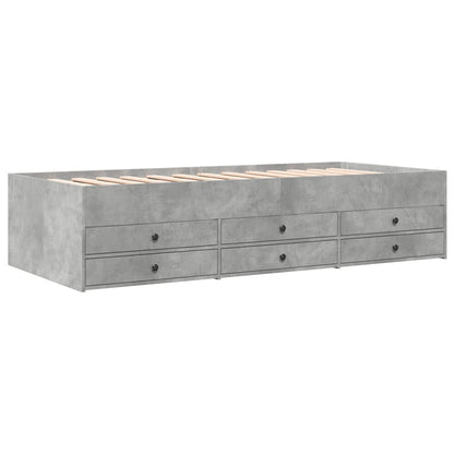 Divano Letto con Cassetti senza Materasso 90x190 cm