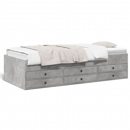Divano Letto con Cassetti senza Materasso 75x190 cm