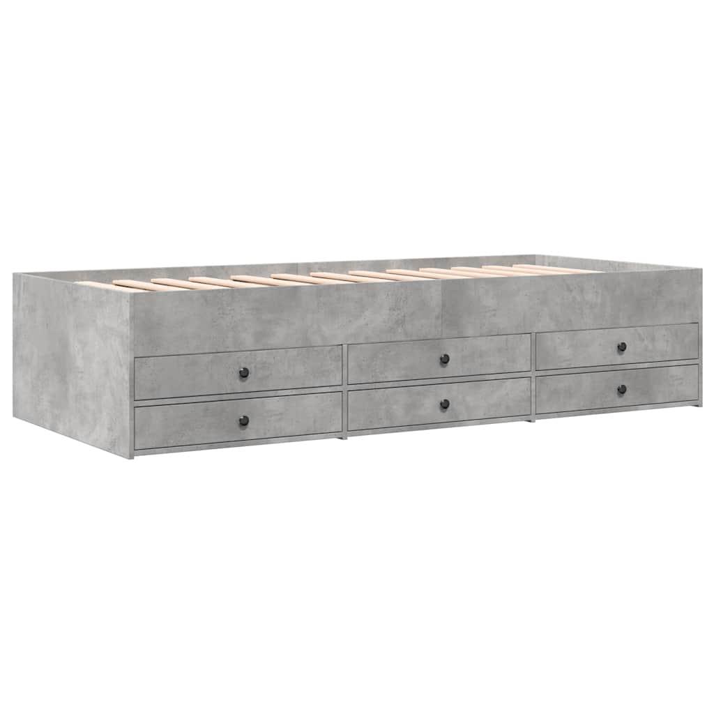 Divano Letto con Cassetti senza Materasso 75x190 cm