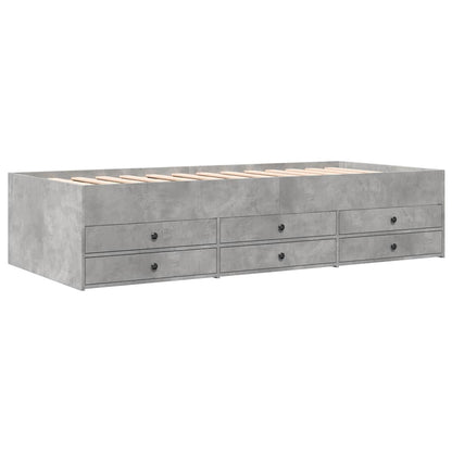 Divano Letto con Cassetti senza Materasso 75x190 cm
