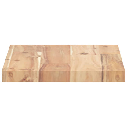 Mensole da Parete 3 pz 40x20x2 cm Legno Acacia Non Trattato