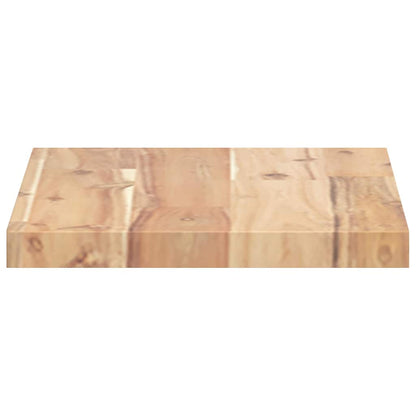 Mensole da Parete 4 pz 40x20x2 cm Legno Acacia Non Trattato