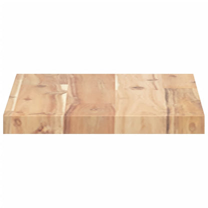 Mensole da Parete 3 pz 60x20x2 cm Legno Acacia Non Trattato