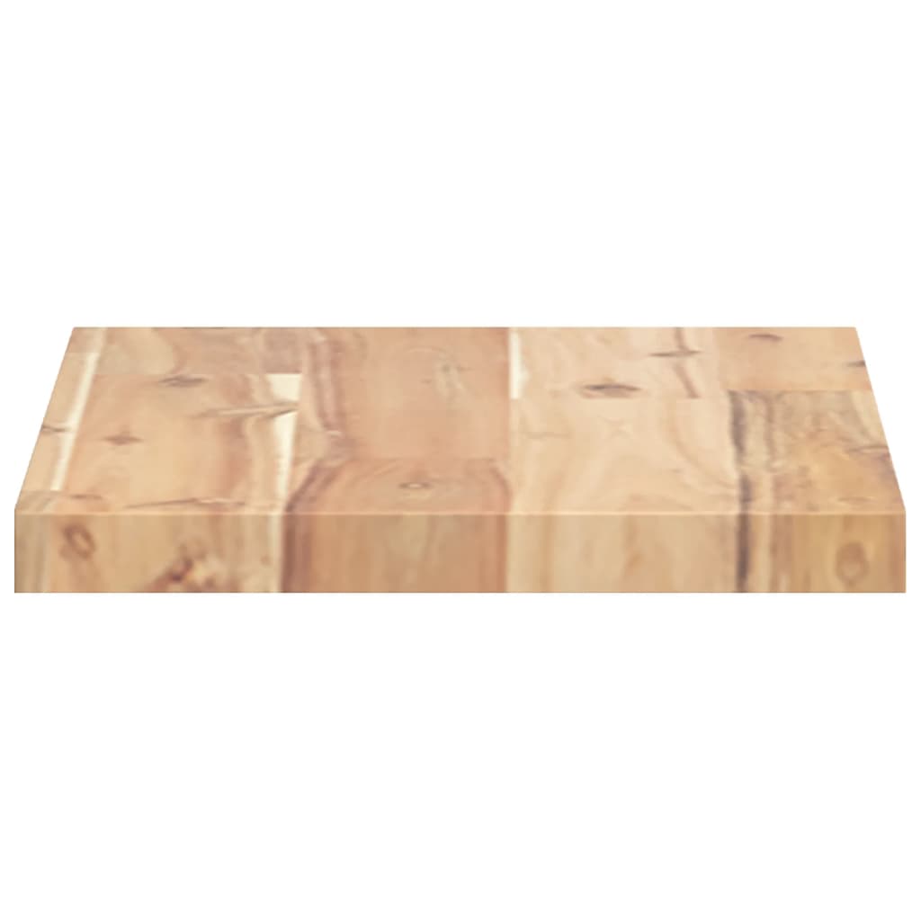 Mensole da Parete 4 pz 60x20x2 cm Legno Acacia Non Trattato