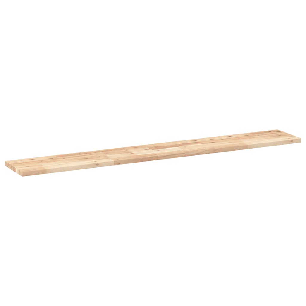Mensole da Parete 4 pz 140x20x2 cm Legno Acacia Non Trattato