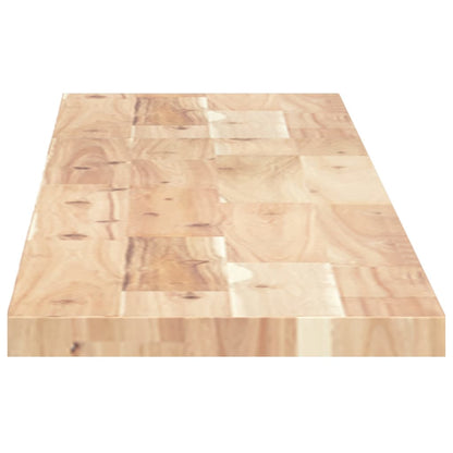 Mensole da Parete 2 pz 160x20x2 cm Legno Acacia Non Trattato