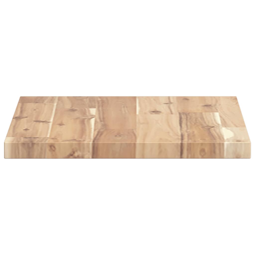Mensole da Parete 2 pz 60x30x2 cm Legno Acacia Non Trattato