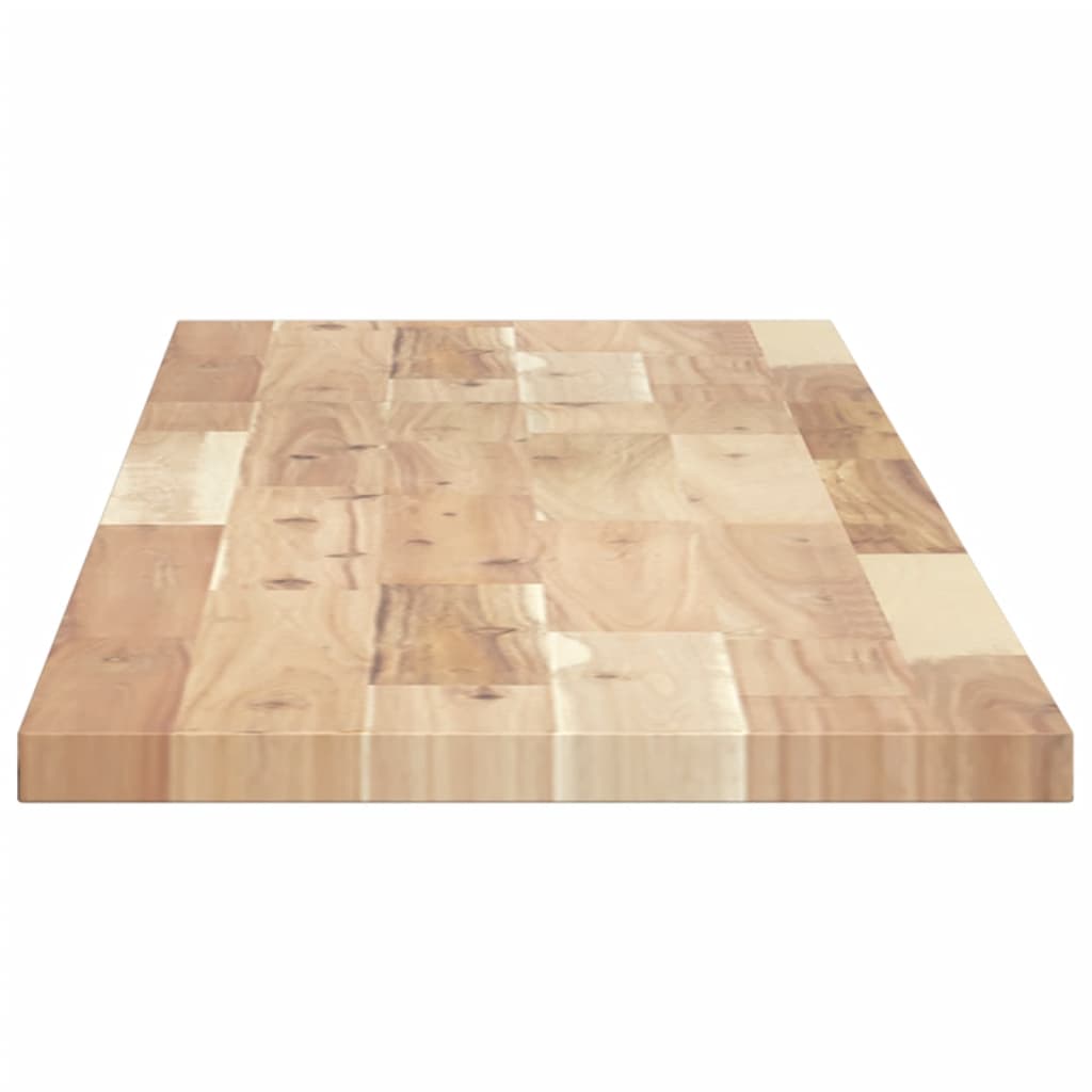 Mensole da Parete 2 pz 120x30x2 cm Legno Acacia Non Trattato