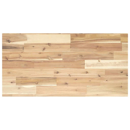 Ripiano a Parete 80x40x2 cm Legno Massello Acacia Non Trattato