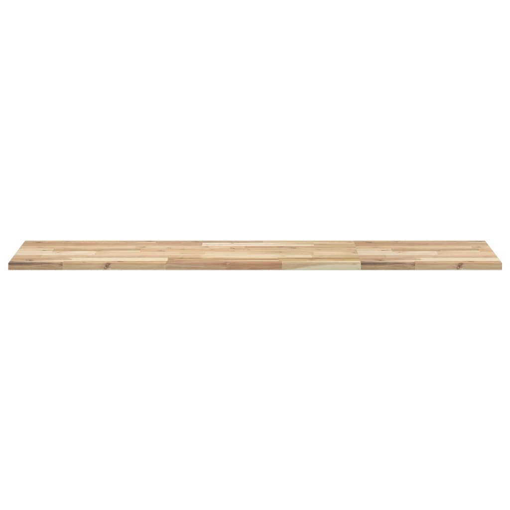 Ripiano a Parete 140x40x2 cm Legno Massello Acacia Non Trattato