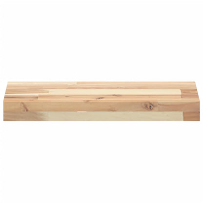 Mensole da Parete 4 pz 60x20x4 cm Legno Acacia Non Trattato