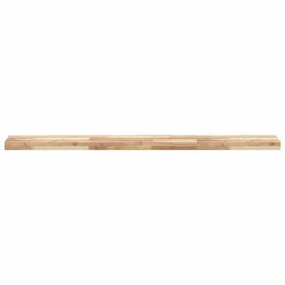 Mensole da Parete 2 pz 120x20x4 cm Legno Acacia Non Trattato