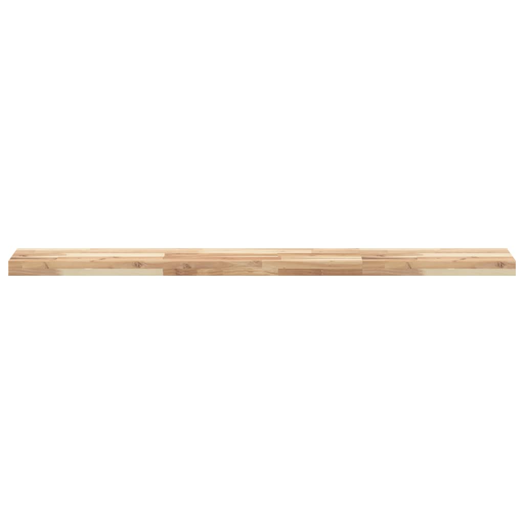 Mensole da Parete 2 pz 140x20x4 cm Legno Acacia Non Trattato