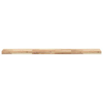 Mensole da Parete 2 pz 140x20x4 cm Legno Acacia Non Trattato