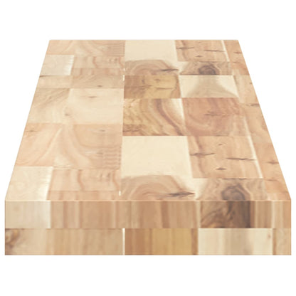 Mensole da Parete 2 pz 160x20x4 cm Legno Acacia Non Trattato