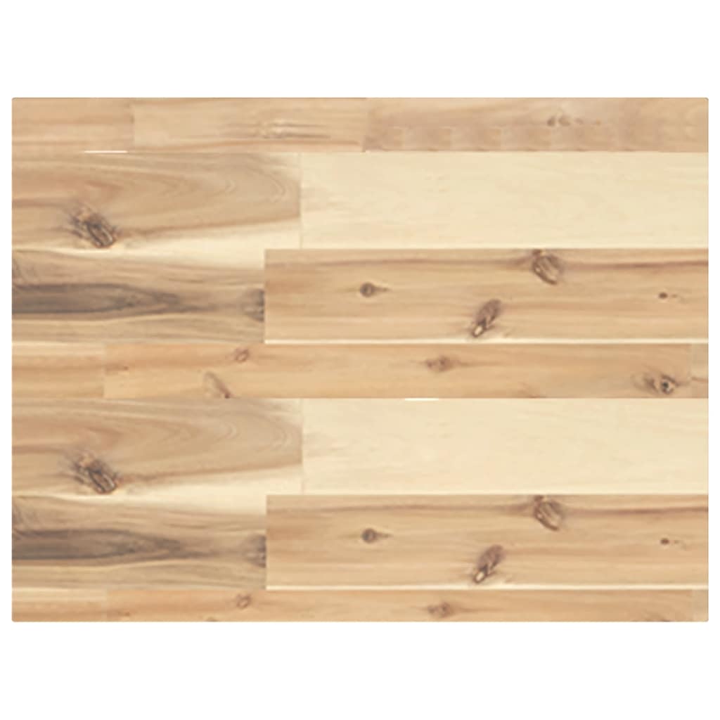 Ripiano a Parete 40x30x4 cm Legno Massello Acacia Non Trattato
