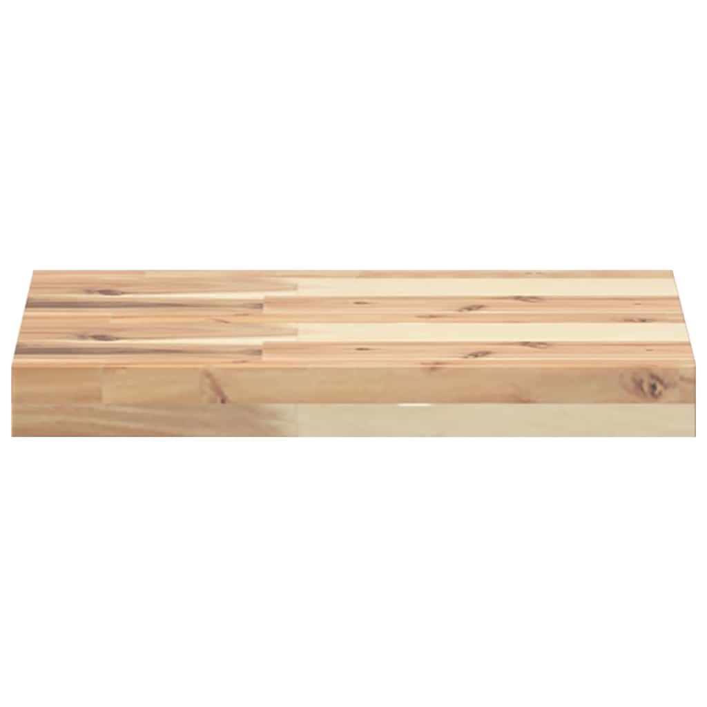 Ripiano a Parete 40x30x4 cm Legno Massello Acacia Non Trattato