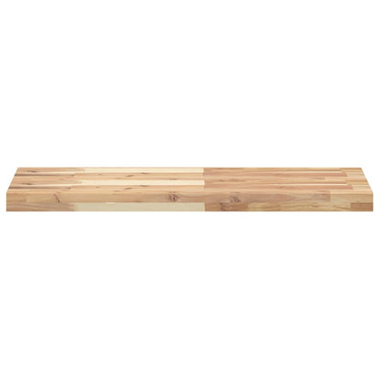 Mensole da Parete 3 pz 100x30x4 cm Legno Acacia Non Trattato