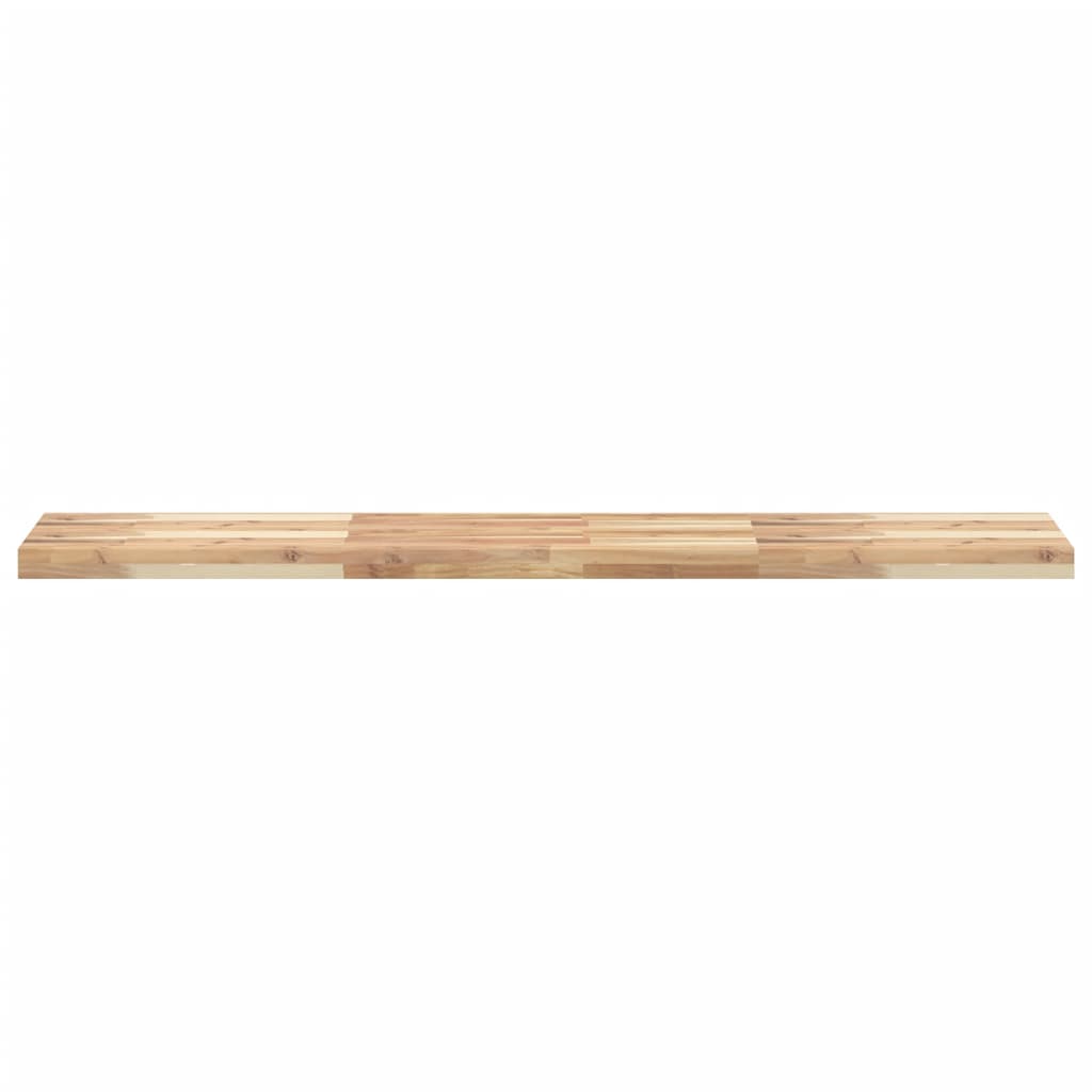 Mensole da Parete 3 pz 120x30x4 cm Legno Acacia Non Trattato