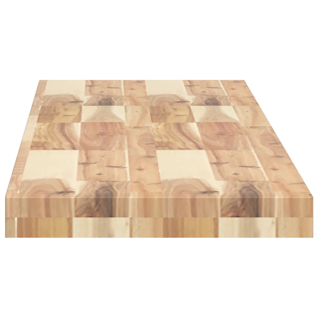 Mensole da Parete 4 pz 120x30x4 cm Legno Acacia Non Trattato